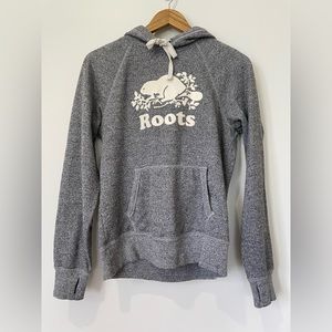 Roots salt and pepper sweater